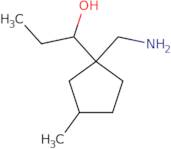 1-[1-(Aminomethyl)-3-methylcyclopentyl]propan-1-ol