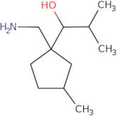 1-[1-(Aminomethyl)-3-methylcyclopentyl]-2-methylpropan-1-ol