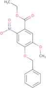 4-Benzyloxy-5-methoxy-2-nitro-benzoic acid ethyl ester