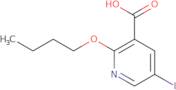 5-Iodo-2-butoxynicotinic acid