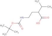 2-(2-{[(tert-Butoxy)carbonyl]amino}ethyl)-3-methylbutanoic acid