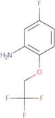 5-Fluoro-2-(2,2,2-trifluoroethoxy)aniline