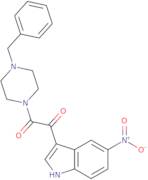 1-(4-Benzylpiperazin-1-yl)-2-(5-nitro-1H-indol-3-yl)ethane-1,2-dione