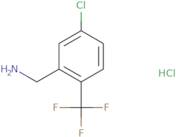 1-[5-Chloro-2-(trifluoromethyl)phenyl]methanamine hydrochloride