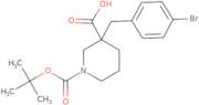 1-Boc-3-(4-bromobenzyl)-3-carboxypiperidine