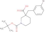 1-Boc-3-(3-bromobenzyl)-3-carboxypiperidine