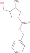 Benzyl 3-(hydroxymethyl)-4-methylpyrrolidine-1-carboxylate