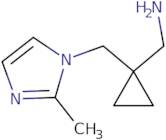 ((1-[(2-Methyl-1H-imidazol-1-yl)methyl]cyclopropyl)methyl)amine