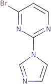 4-Bromo-2-(1H-imidazol-1-yl)pyrimidine