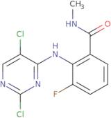 2-(2,5-Dichloropyrimidin-4-ylamino)-3-fluoro-N-methyl-benzamide