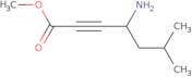 Methyl 4-amino-6-methylhept-2-ynoate