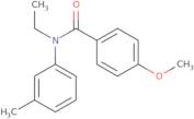 N-Ethyl-4-methoxy-N-(3-methylphenyl)benzamide