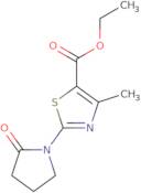 Ethyl 4-methyl-2-(2-oxopyrrolidin-1-yl)-1,3-thiazole-5-carboxylate