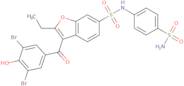 3-(3,5-Dibromo-4-hydroxybenzoyl)-2-ethyl-N-(4-sulfamoylphenyl)benzofuran-6-sulfonamide