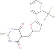 Dihydro-2-thioxo-5-[[5-[2-(trifluoromethyl)phenyl]-2-furanyl]methyl]-4,6(1H,5H)-pyrimidinedione