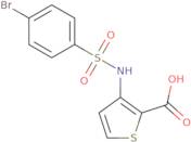 3-{[(4-Bromophenyl)sulfonyl]amino}-thiophene-2-carboxylic acid