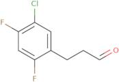 3-(5-Chloro-2,4-difluorophenyl)propanal