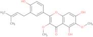 5,7,4-Trihydroxy-3,6-dimethoxy-3-prenylflavone