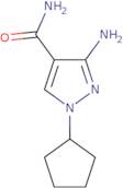 3-Amino-1-cyclopentyl-1H-pyrazole-4-carboxamide