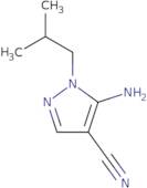 5-Amino-1-(2-methylpropyl)-1H-pyrazole-4-carbonitrile