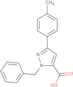 1-Benzyl-3-p-tolyl-1H-pyrazole-5-carboxylic acid