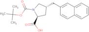 (2S,4R)-1-(tert-Butoxycarbonyl)-4-(naphthalen-2-ylmethyl)pyrrolidine-2-carboxylic acid