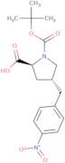 (2S,4R)-1-(tert-Butoxycarbonyl)-4-(4-nitrobenzyl)pyrrolidine-2-carboxylic acid