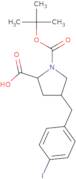 (2S,4R)-1-(tert-Butoxycarbonyl)-4-(4-iodobenzyl)pyrrolidine-2-carboxylic acid