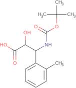 (2S,3S)-3-((tert-Butoxycarbonyl)amino)-2-hydroxy-3-(o-tolyl)propanoic acid