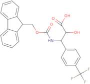 (2S,3S)-3-((((9H-Fluoren-9-yl)methoxy)carbonyl)amino)-2-hydroxy-3-(4-(trifluoromethyl)phenyl)propa…