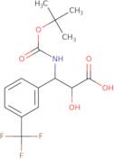 (2S,3S)-3-((tert-Butoxycarbonyl)amino)-2-hydroxy-3-(3-(trifluoromethyl)phenyl)propanoic acid