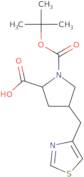 (2S,4S)-1-(tert-Butoxycarbonyl)-4-(thiazol-4-ylmethyl)pyrrolidine-2-carboxylic acid