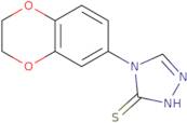 4-(2,3-Dihydrobenzo[b][1,4]dioxin-6-yl)-4H-1,2,4-triazole-3-thiol