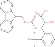 (2S,3S)-3-((((9H-Fluoren-9-yl)methoxy)carbonyl)amino)-2-hydroxy-3-(2-(trifluoromethyl)phenyl)propa…