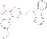 (2S,3S)-3-((((9H-Fluoren-9-yl)methoxy)carbonyl)amino)-2-hydroxy-3-(3-methoxyphenyl)propanoic acid