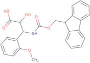 (2S,3S)-3-((((9H-Fluoren-9-yl)methoxy)carbonyl)amino)-2-hydroxy-3-(2-methoxyphenyl)propanoic acid