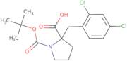 (R)-1-(tert-Butoxycarbonyl)-2-(2,4-dichlorobenzyl)-pyrrolidine-2-carboxylic acid