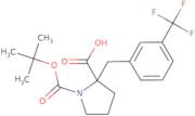 (R)-1-(tert-Butoxycarbonyl)-2-(3-(trifluoromethyl)-benzyl)pyrrolidine-2-carboxylic acid