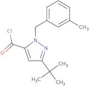 5-tert-Butyl-2-(3-methyl-benzyl)-2H-pyrazole-3-carbonyl chloride