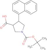 Boc-trans-DL-B-Pro-4-(1-naphthyl)-OH