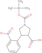 Trans-1-Boc-4-(2-nitrophenyl)pyrrolidine-3-carboxylic acid