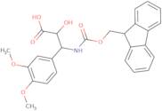 (2S,3S)-3-((((9H-Fluoren-9-yl)methoxy)carbonyl)amino)-3-(3,4-dimethoxyphenyl)-2-hydroxypropanoic a…