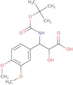 (2S,3S)-3-((tert-Butoxycarbonyl)amino)-3-(3,4-dimethoxyphenyl)-2-hydroxypropanoic acid