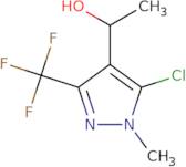 1-[5-Chloro-1-methyl-3-(trifluoromethyl)-1H-pyrazol-4-yl]ethan-1-ol