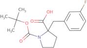 (R)-1-(tert-Butoxycarbonyl)-2-(3-fluorobenzyl)-pyrrolidine-2-carboxylic acid