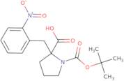 Boc-(R)-α-(2-nitro-benzyl)-proline