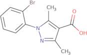 1-(2-Bromophenyl)-3,5-dimethyl-1H-pyrazole-4-carboxylic acid