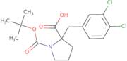 (R)-1-(tert-Butoxycarbonyl)-2-(3,4-dichlorobenzyl)-pyrrolidine-2-carboxylic acid