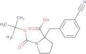 Boc-(R)-α-(3-cyano-benzyl)-proline