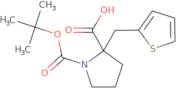 Boc-(R)-α-(2-thiophenylmethyl)-proline